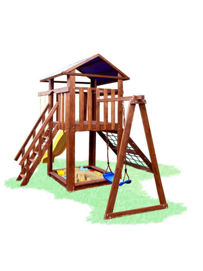 Детская площадка деревянная для улицы Играйка №11